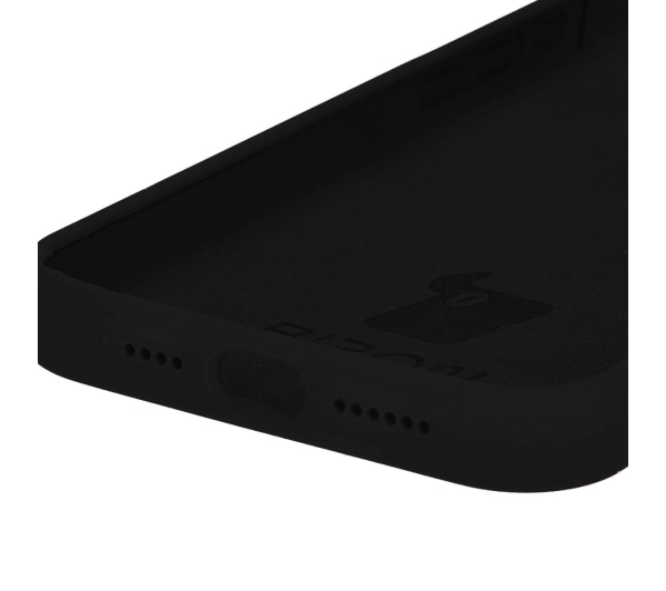 Bizon Silikonowe Soft do iPhone 15 Pro Max Czarny