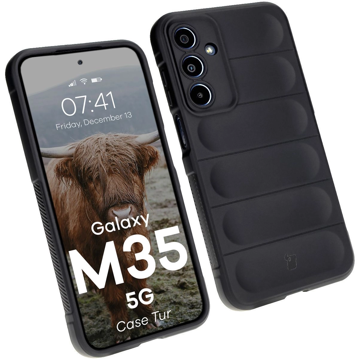 Etui Bizon Tur do Samsung Galaxy M35 5G Czarny