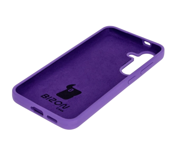 Bizon Silikonowe Soft do Galaxy S24 Fioletowy