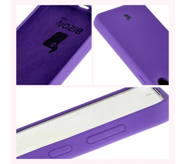 Bizon Silikonowe Soft do Galaxy S24 Fioletowy