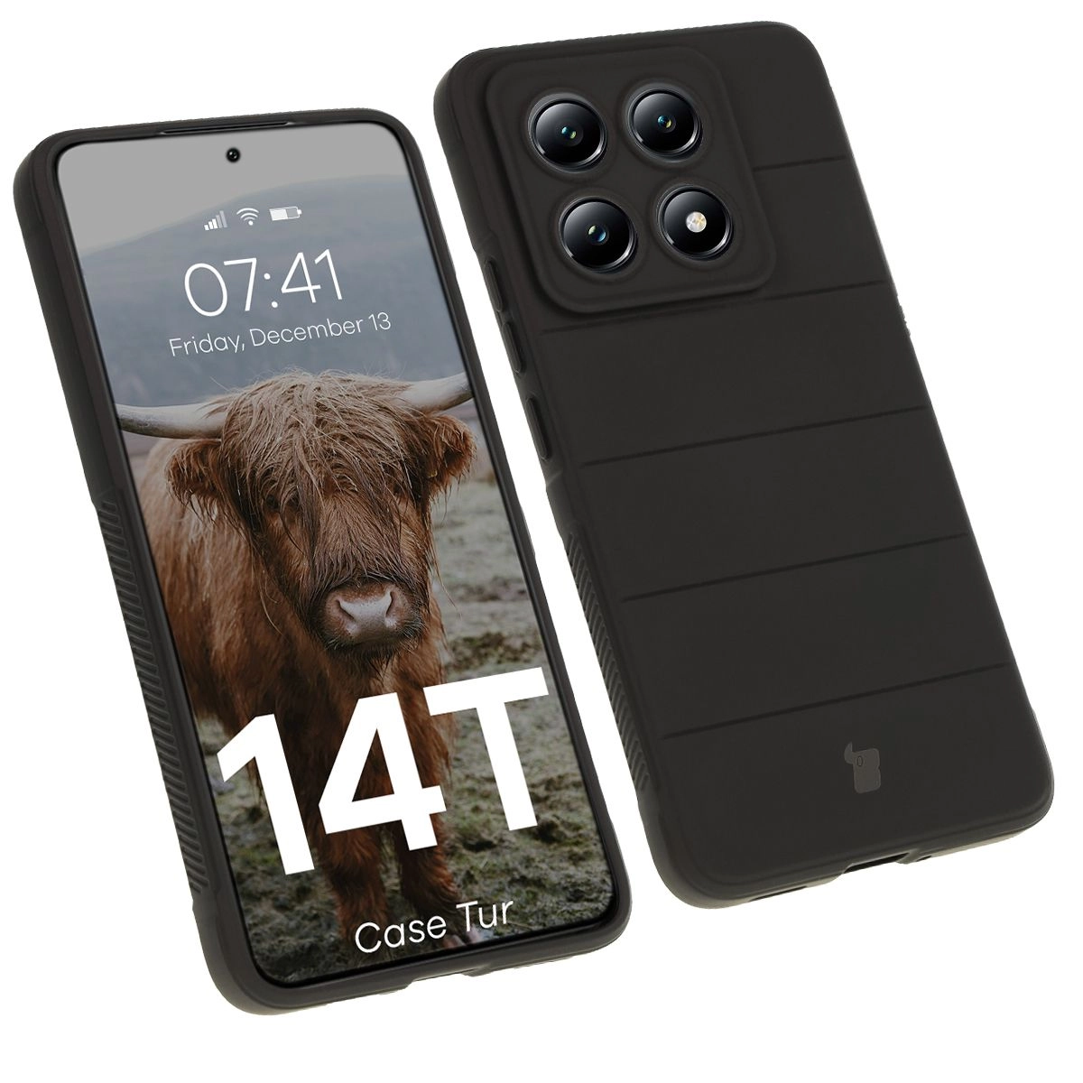 Etui Bizon Tur do Xiaomi 14T Black