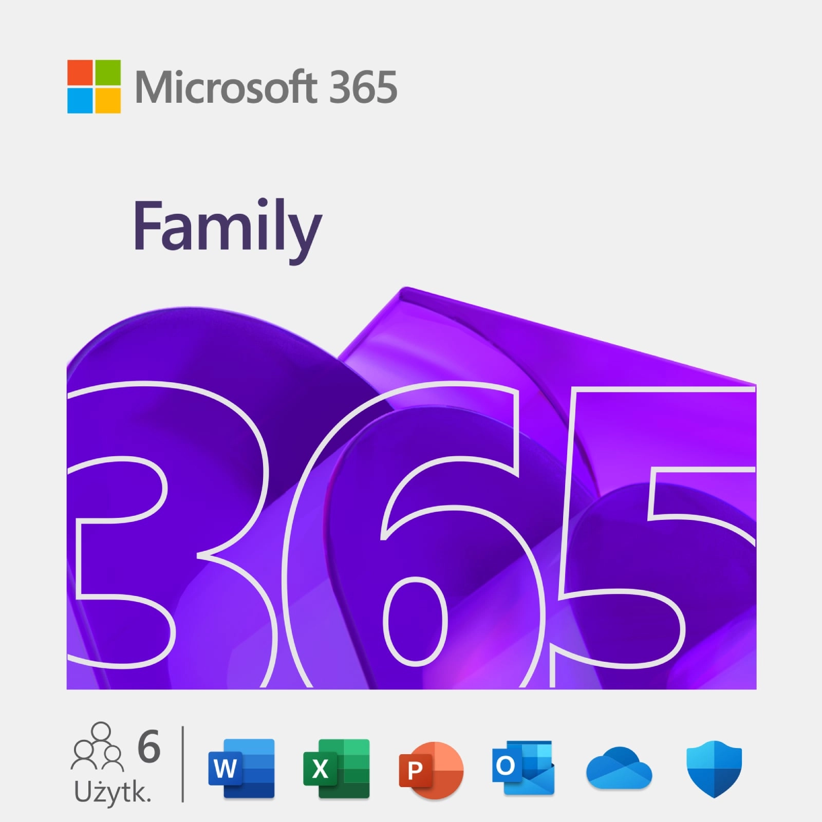 Program Microsoft 365 Family 2025 Kod aktywacyjny