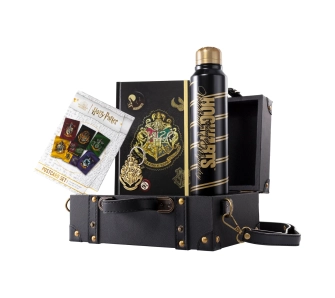 Zestaw prezentowy Pyramid Harry Potter Hogwart Crest Walizka Premium Czarny