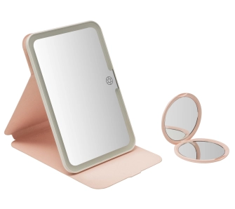 Lusterko kosmetyczne Raven ELU005 podświetlenie LED dwa lusterka