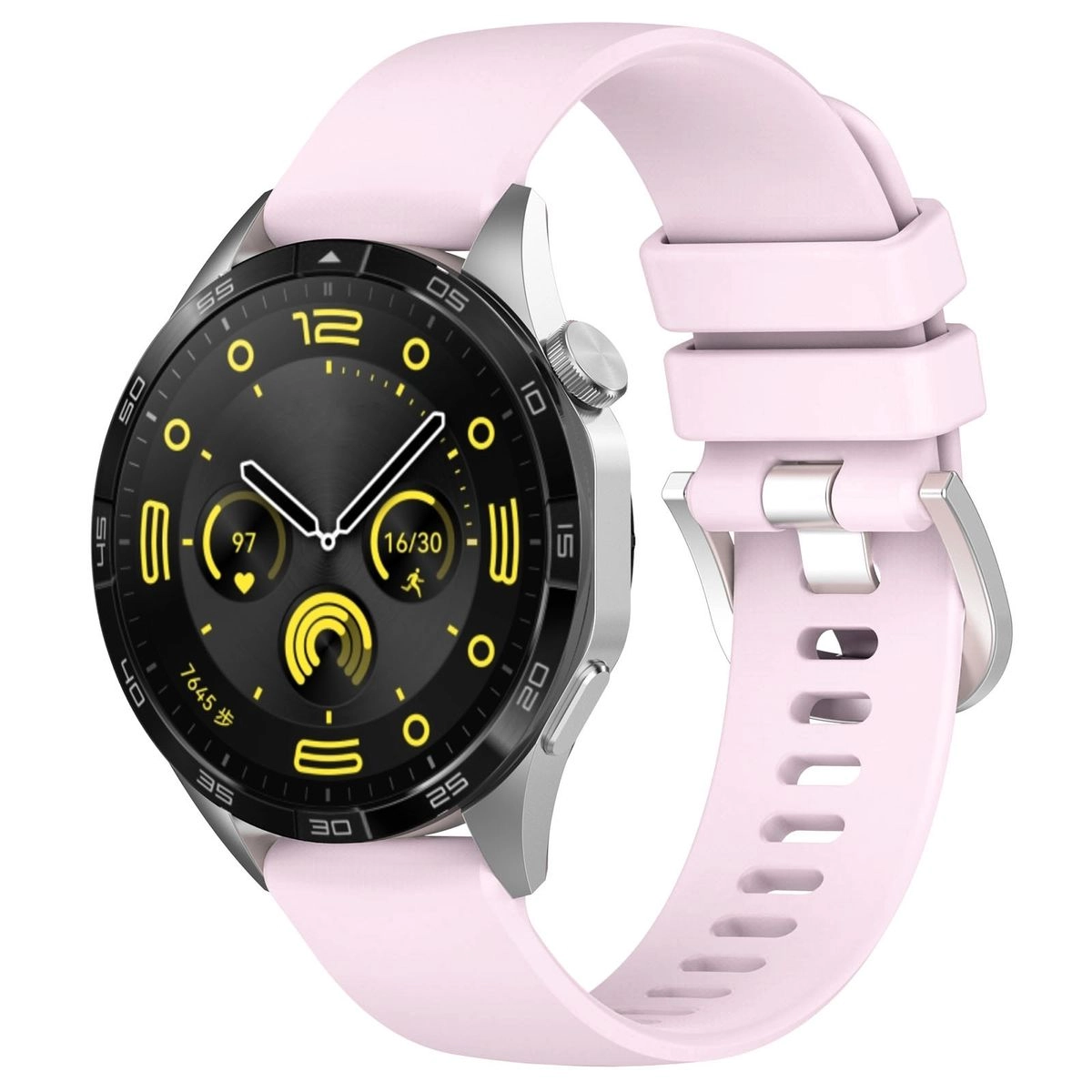 Pasek Bizon Strap Watch Silicone Pro T QuickRelease 18mm Pudrowy róż
