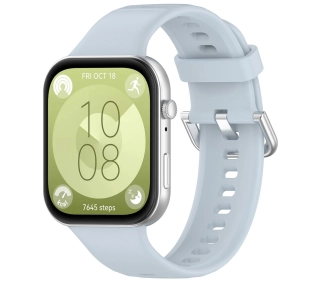 Bizon Strap Watch Silicone Pro SR do Huawei Watch Fit 3 Jasno-niebieski