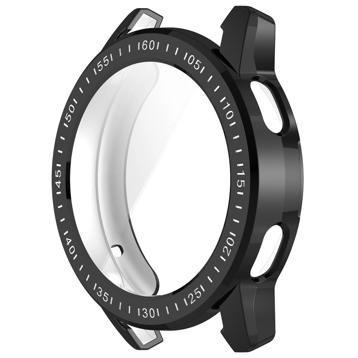 Nakładka na tarczę Bizon Felipe do Xiaomi Watch S3 47mm Czarny