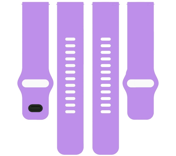 Bizon Strap Watch Silicone Pro H QuickRelease 22mm Filoletowy