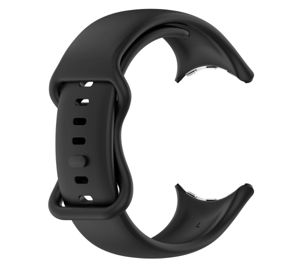 Bizon Strap Watch Silicone S do Google Pixel Watch 3 45mm Czarny