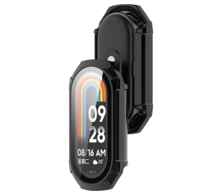 Bizon ze szkłem do Xiaomi Smart Band 9 Czarny