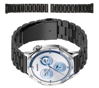 Bransoleta Bizon ze stali nierdzewnej Aura QuickRelease 22mm Czarny