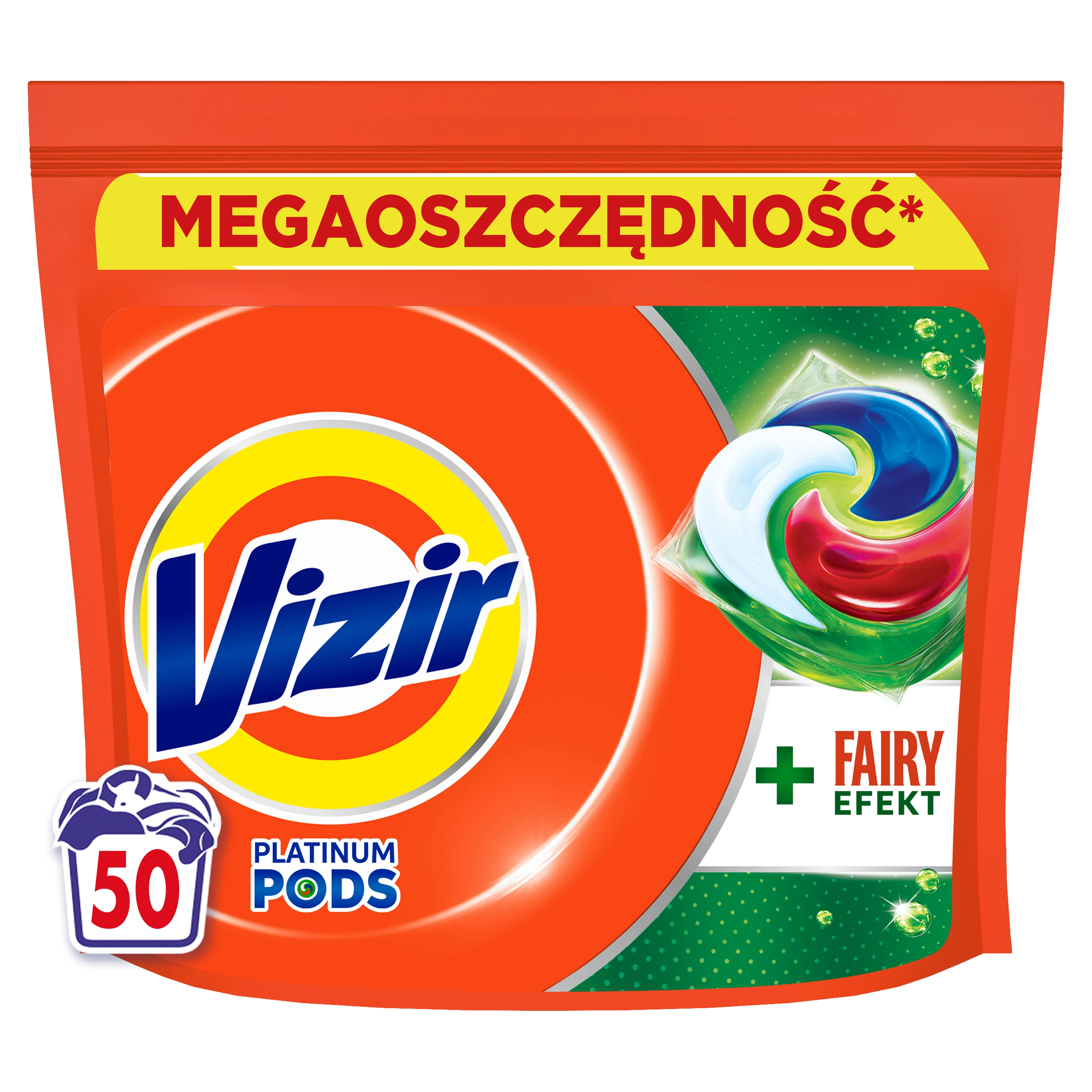 Kapsułki do prania Vizir Platinum Pods Fairy Efekt 50 prań 50szt.