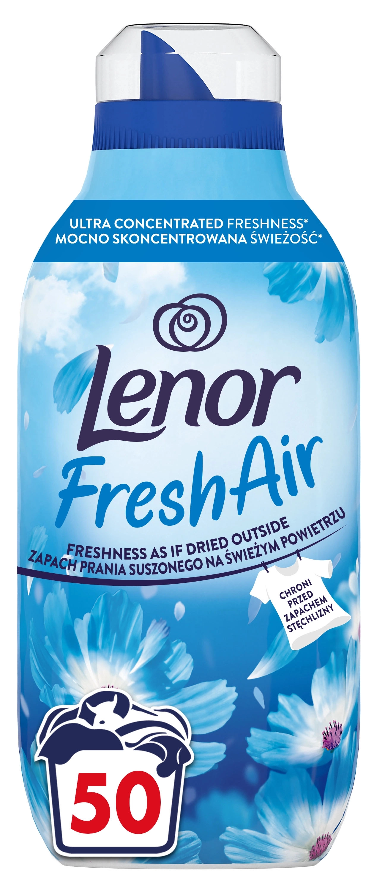 Płyn do płukania Lenor Fresh Air Fresh Wind 50 prań 0,7l
