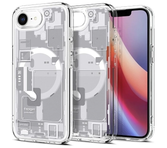 Etui Spigen Ultra Hybrid Mag MagSafe do iPhone 16e Biały