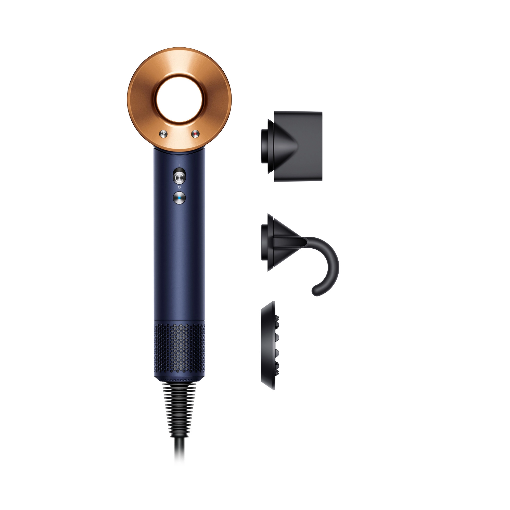 Suszarka do włosów Dyson Supersonic Nural Straight+Wavy 113277-01 Jonizacja Zimny nawiew 1600W 3 prędkości 4 temperatury