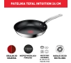 Patelnia Tefal Intuition B8170444 Indukcja Titanium 24cm