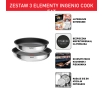 Zestaw patelni Tefal Cook Eat L8813S75 Indukcja Titanium 22cm, 26cm