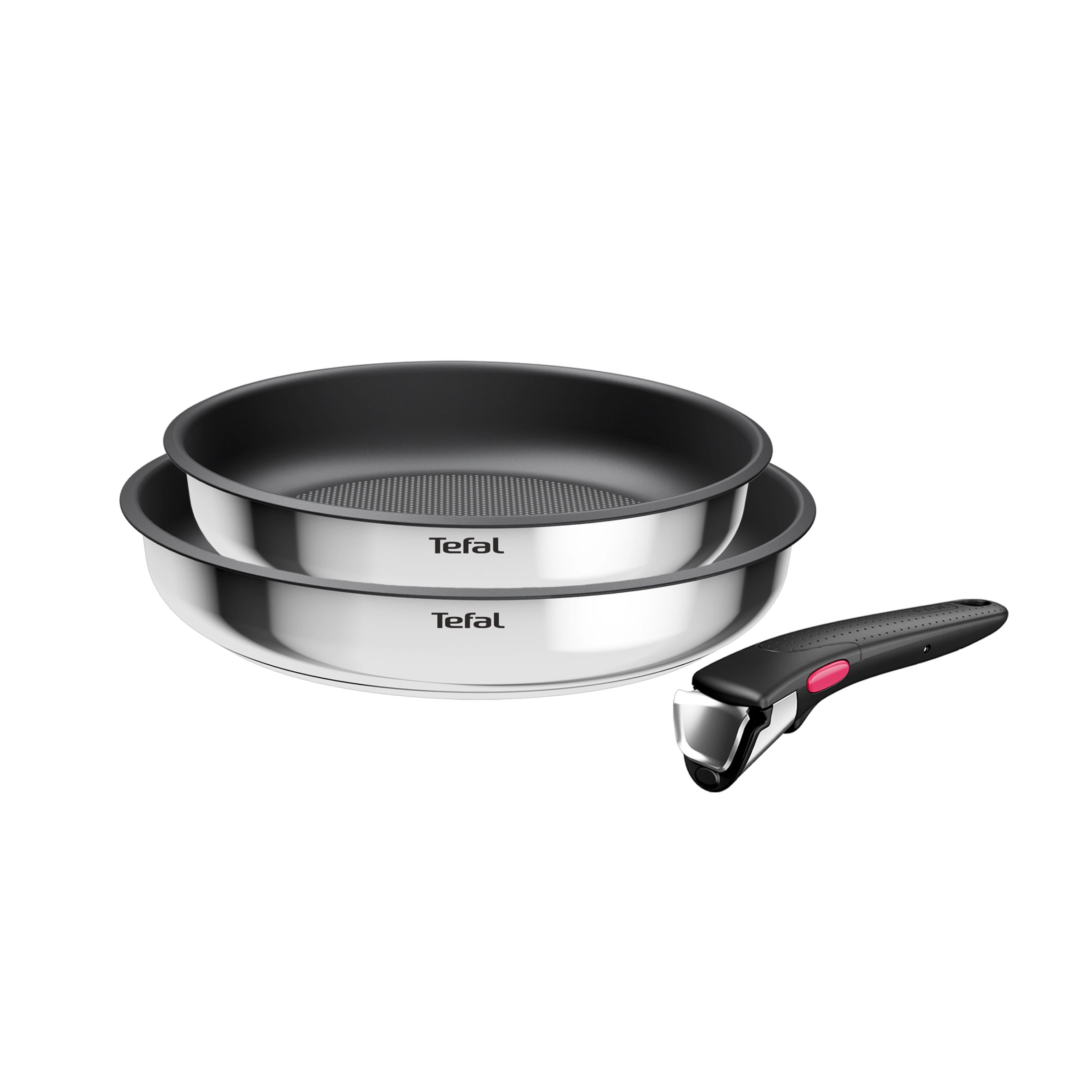 Zestaw patelni Tefal Cook Eat L8813S75 Indukcja Titanium 22cm, 26cm
