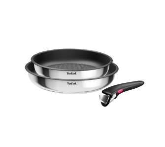 Zestaw patelni Tefal Cook Eat L8813S75 Indukcja Titanium 22cm, 26cm