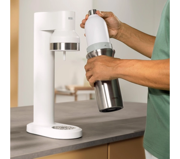 Brita sodaTRIO Ze Stali Nierdzewnej 0,65l Biały