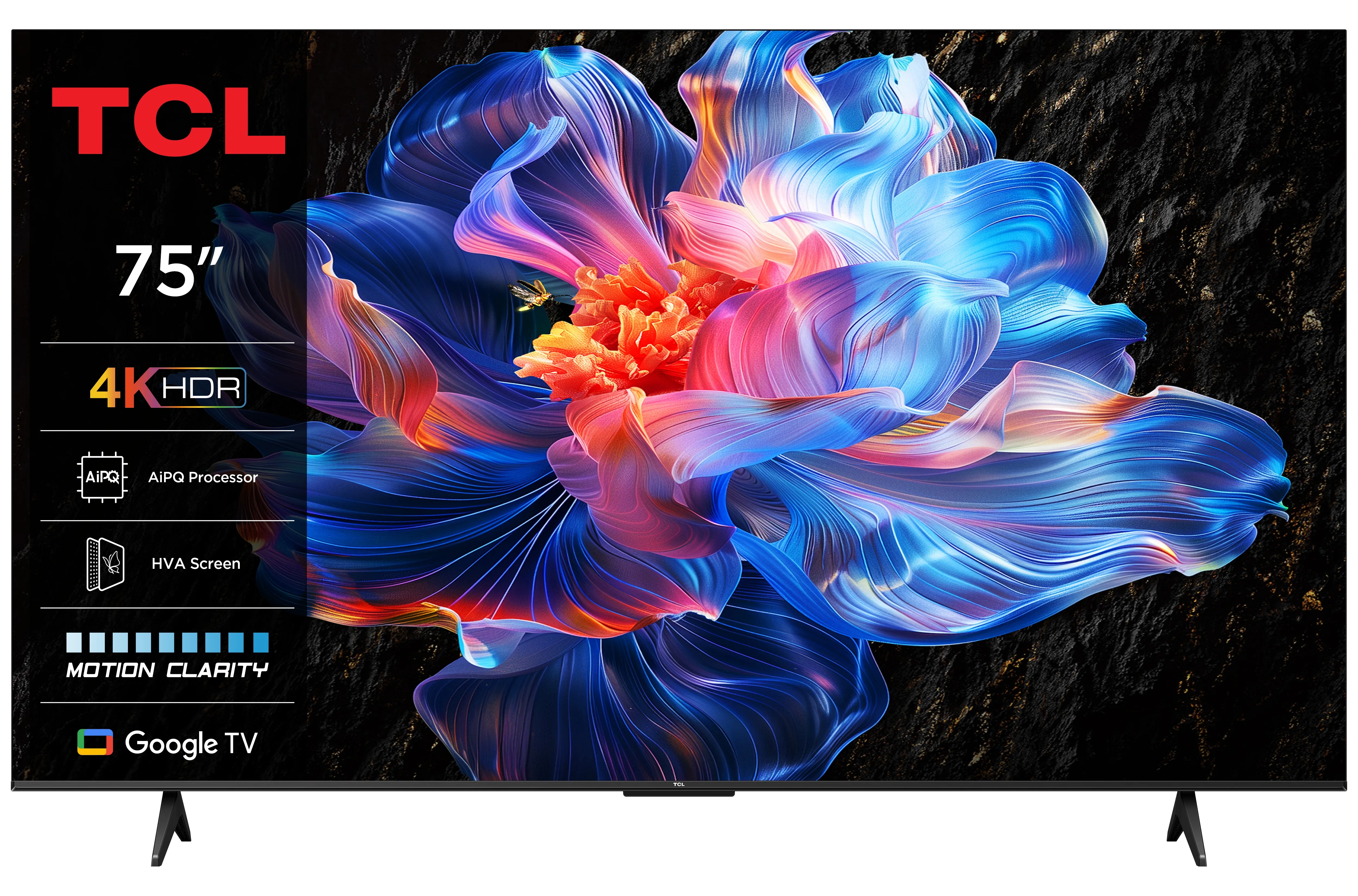 Telewizor TCL 75V6C 75" LED 4K Google TV Dolby Vision Dolby Atmos HDMI 2.1 DVB-T2