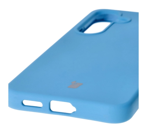 Bizon Silikonowe Soft do Galaxy S25 Niebieski