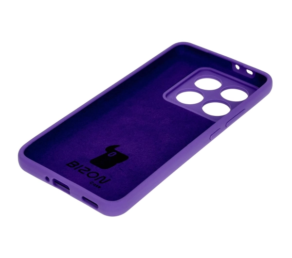 Bizon Silikonowe Soft do Xiaomi 14T Pro Fioletowy