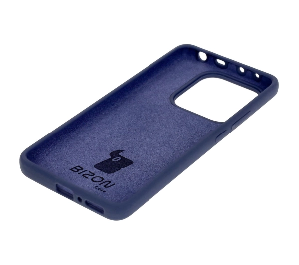 Bizon Silikonowe Soft do Xiaomi Redmi Note 14 5G Ciemno-niebieski