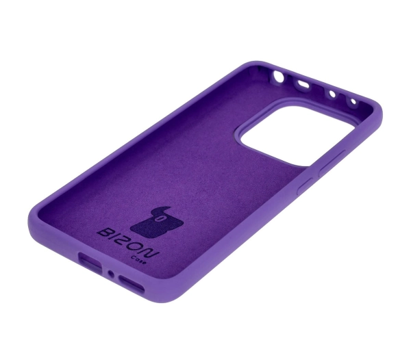 Bizon Silikonowe Soft do Xiaomi Redmi Note 14 5G Fioletowy