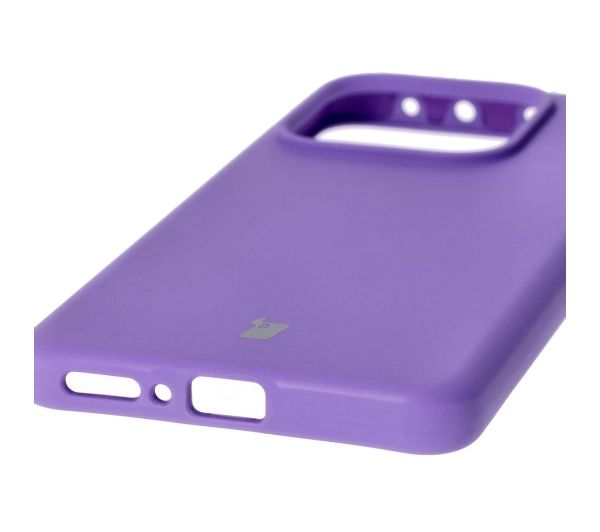 Bizon Silikonowe Soft do Xiaomi Redmi Note 14 5G Fioletowy