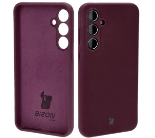 Bizon Silikonowe Soft do Galaxy A55 5G Ciemno-fioletowy