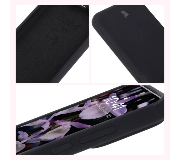 Bizon Silikonowe Soft do Xiaomi 15 Czarny