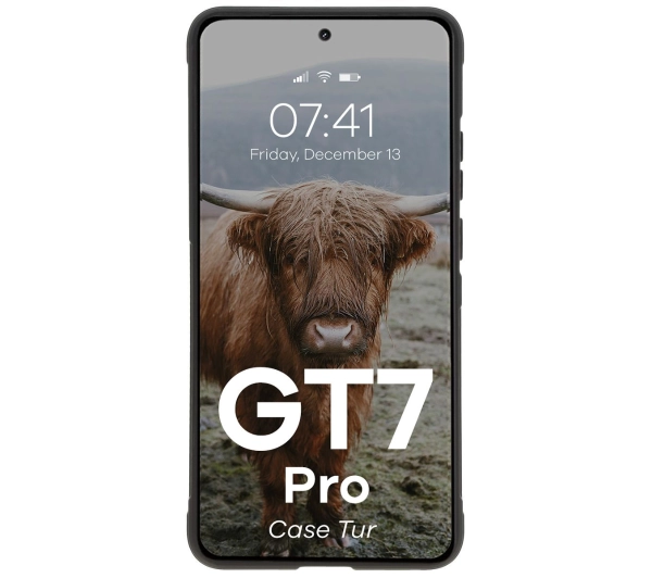 Bizon Tur do Realme GT 7 Pro Czarny