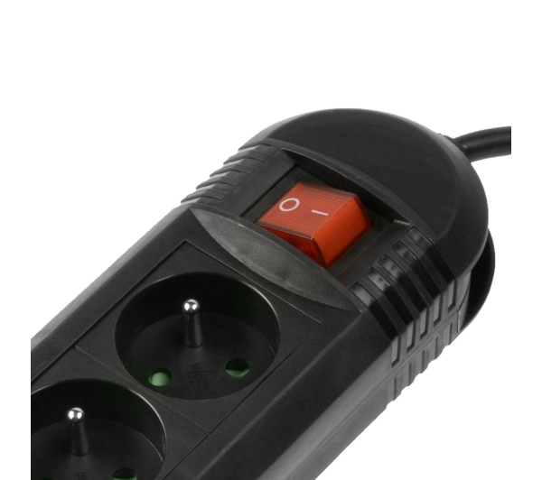 Hama P2223754 Comfort 3 gniazda 3m Czarny