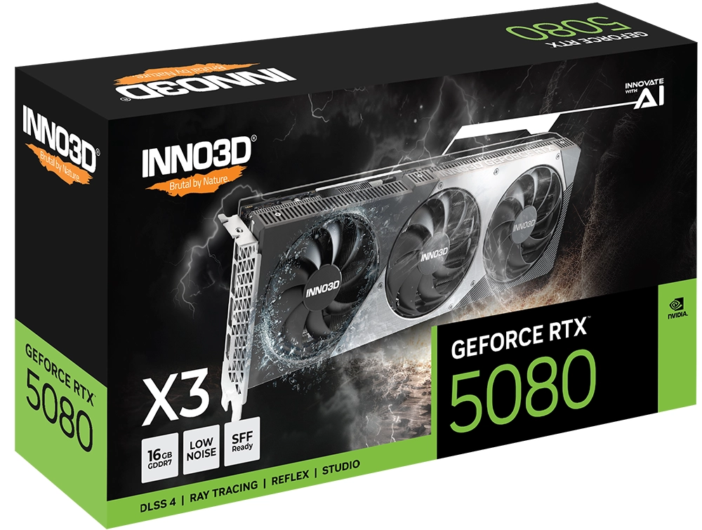 фото Відеокарта Inno3D GeForce RTX 5080 X3 (N50803-16D7-176068N)