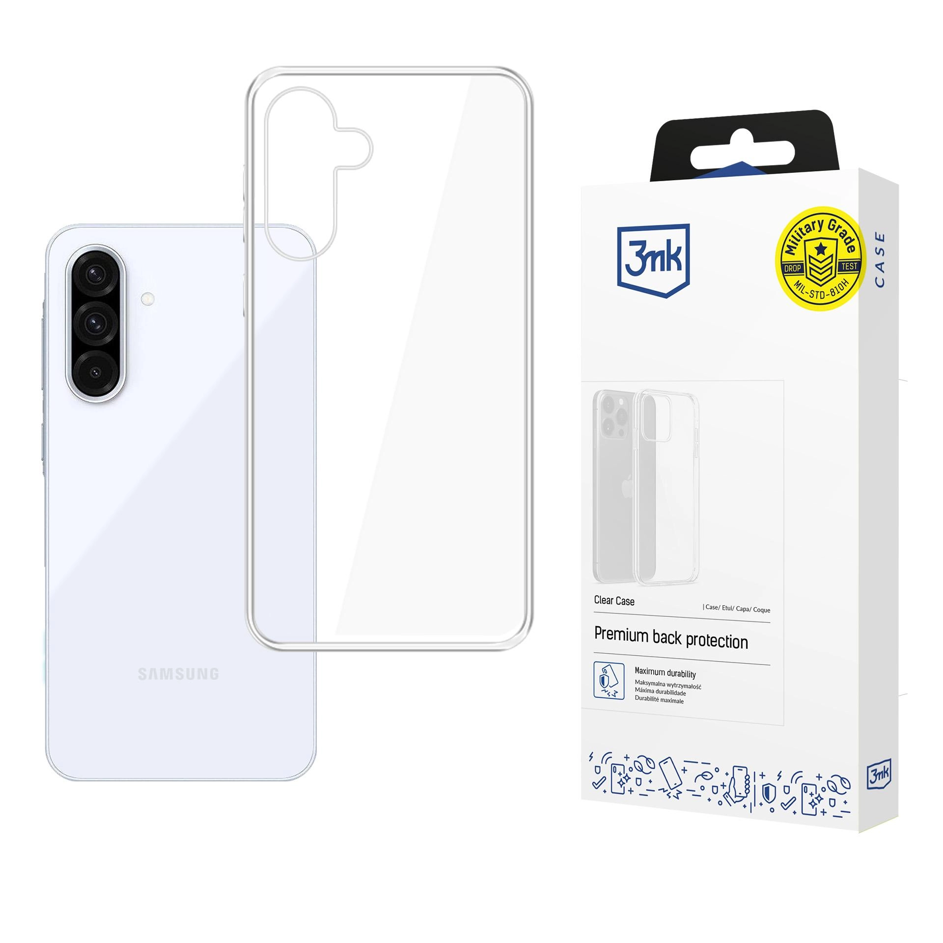 Etui 3mk Clear Case do Samsung Galaxy A36/A56 Przezroczysty