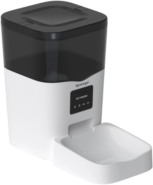 Dozownik Sponge Pet Feeder Smart 3L Biały