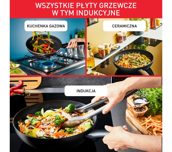 Tefal Start Easy C2690421 Indukcja Titanium 24cm