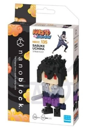 Model do składania Bandai Nanoblock Naruto - Sasuke Uchiha