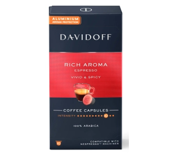 Kapsułki Davidoff Nespresso Rich Aroma  Espresso Vivid & Spicy 10szt.
