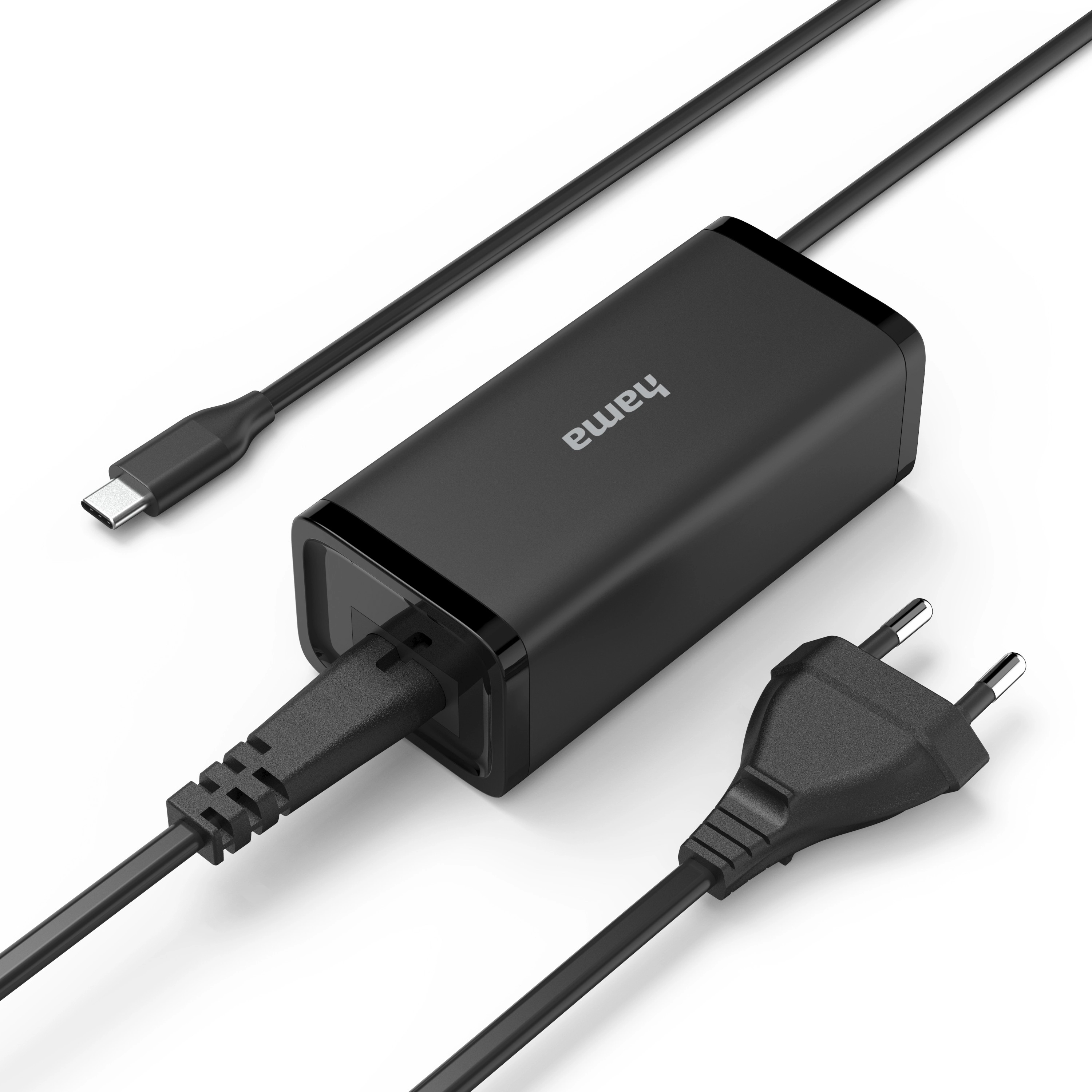 Zasilacz do laptopa Hama 200024 USB-C GaN 100W