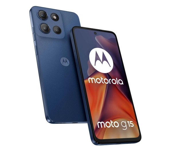 Motorola moto G15 8/128GB 6,72" 50Mpix Granatowy - ⚡ BESTSELLERY ⚡ - Kup na Raty - RRSO 0%
