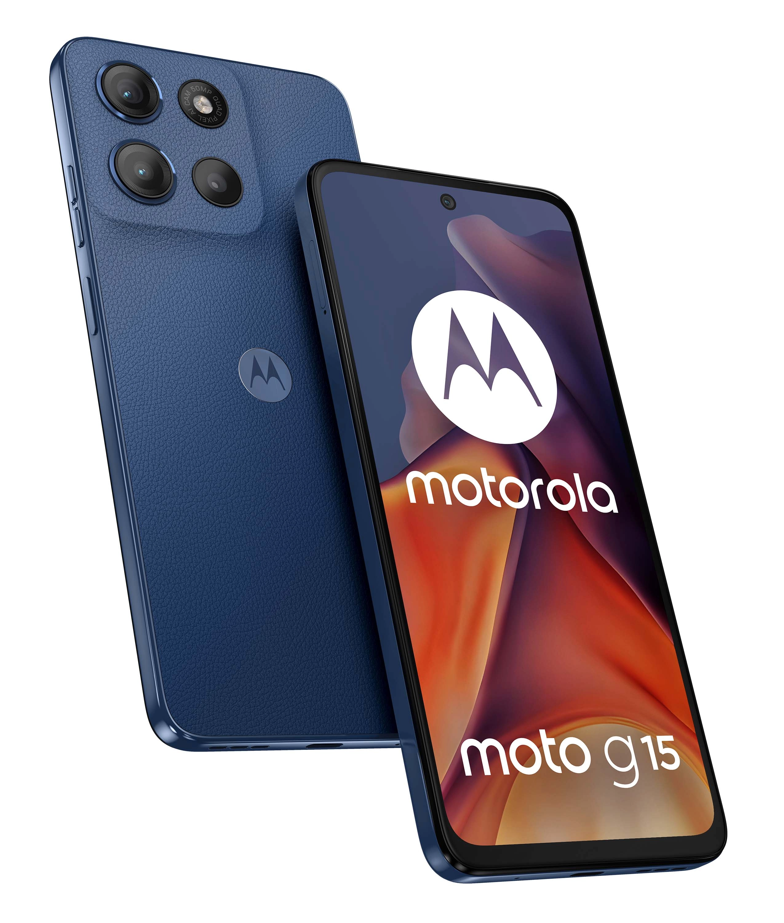 Smartfon Motorola moto G15 8/128GB 6,72" 50Mpix Granatowy
