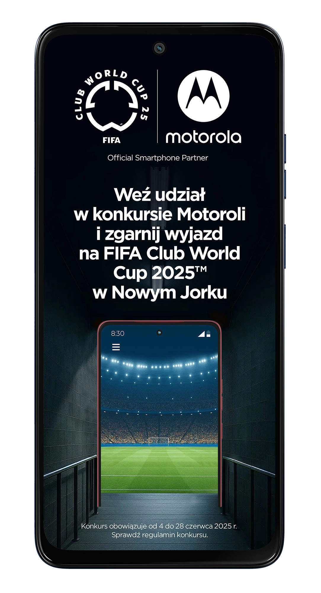 Smartfon Motorola moto G15 8/128GB 6,72" 50Mpix Granatowy
