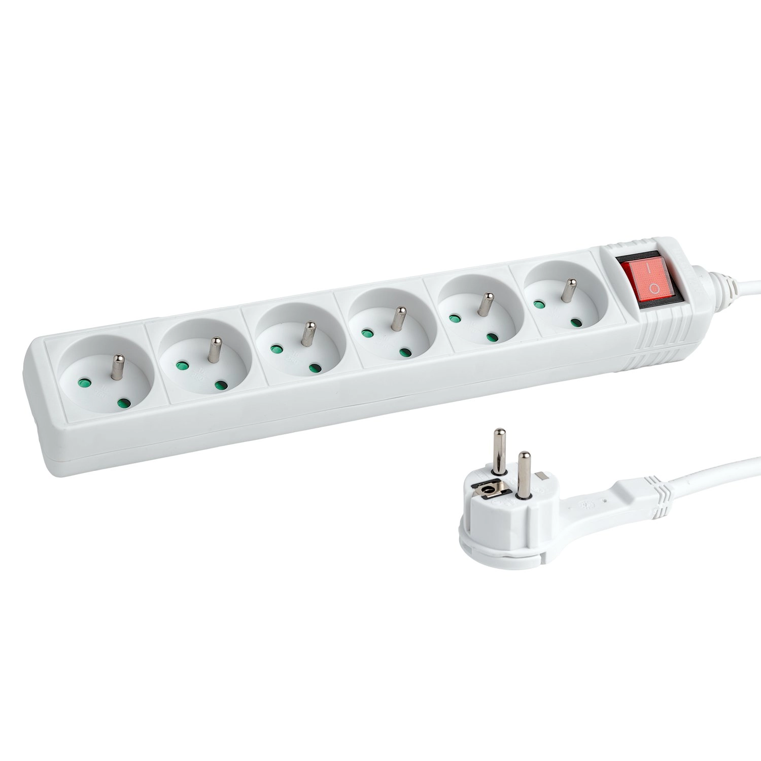 Listwa Hama P2223745 "STANDARD" 6 Gniazd 3m Biały