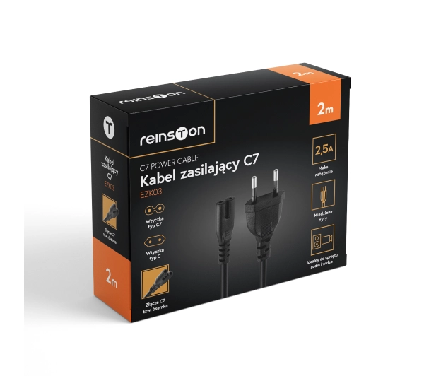 Reinston C7 EZK03  2m Czarny
