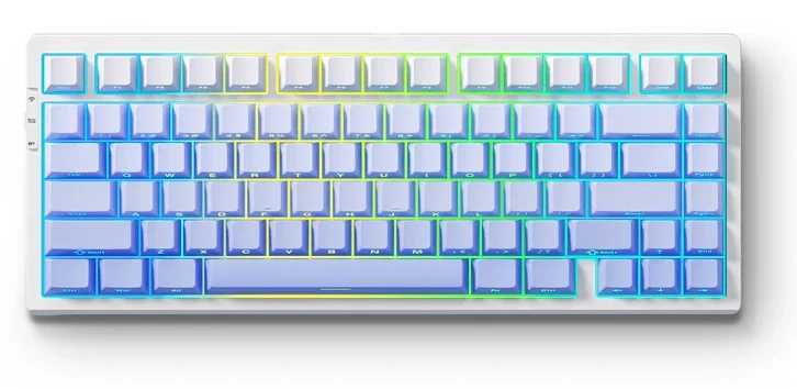 Klawiatura mechaniczna MCHOSE G75 Pro Cabbage Tofu Switch v3 Biało-niebieski