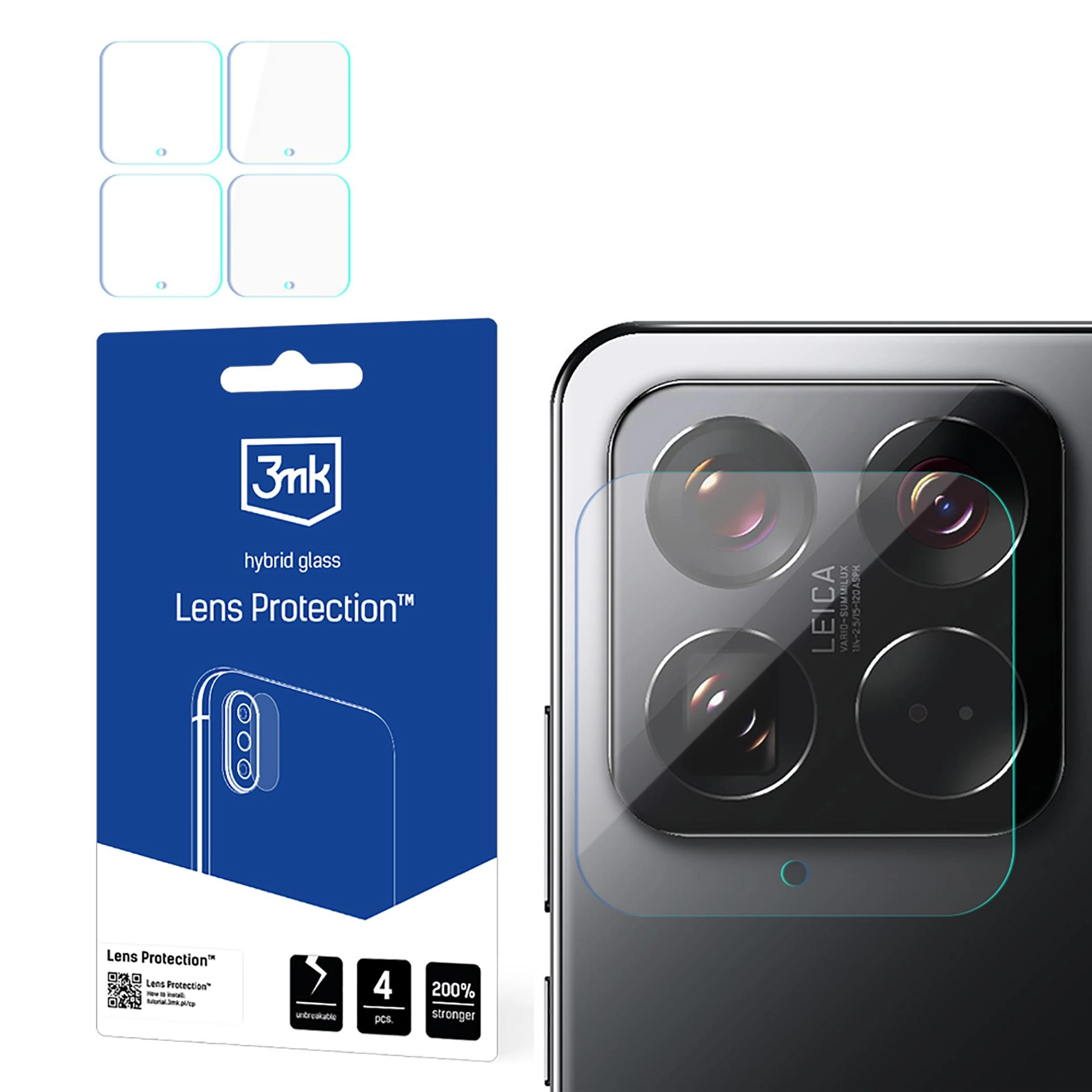 Szkło hybrydowe 3mk Lens Protection do Xiaomi 15