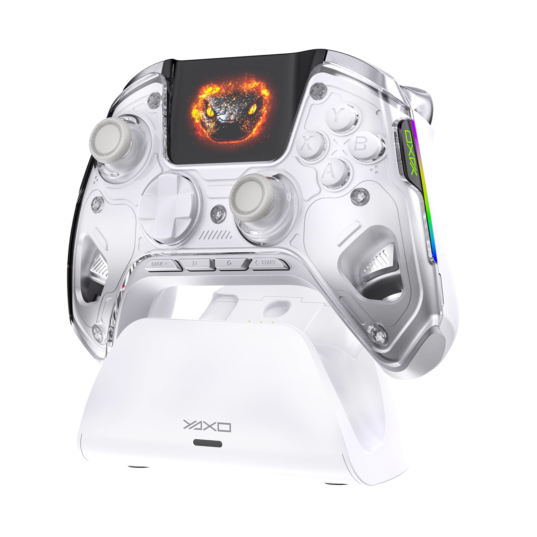 Yaxo Venom Blaze Apline White do PC, Nintendo Switch 2, Nintendo