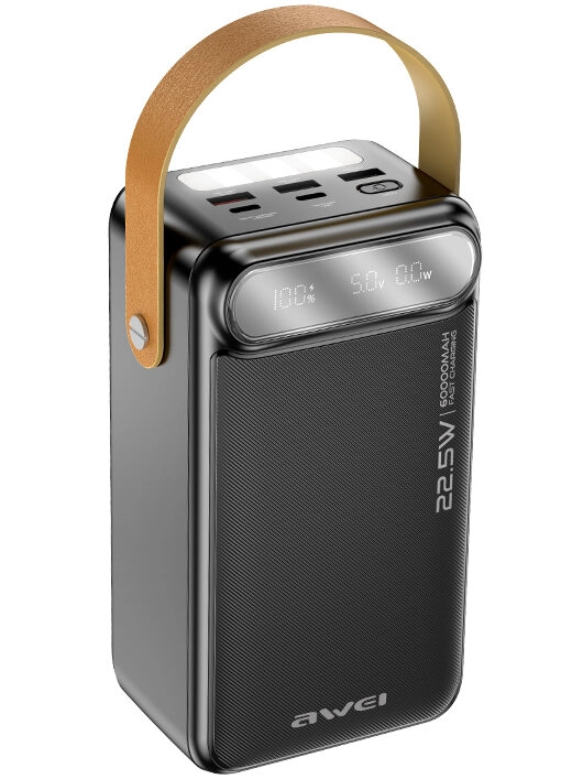 Powerbank Awei P101K 60000mAh 22.5W Czarny